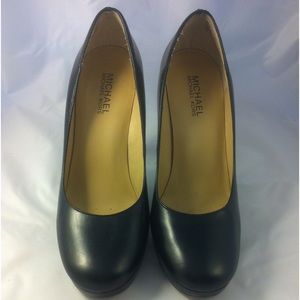 Michael Kors Classic Platform Black Heel - 6M